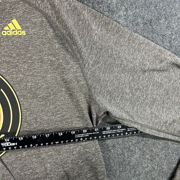 Adidas Climalite Atlanta United Ultimate Tee Shirt Men’s XL Gray Long Sleeve - Picture 6 of 6